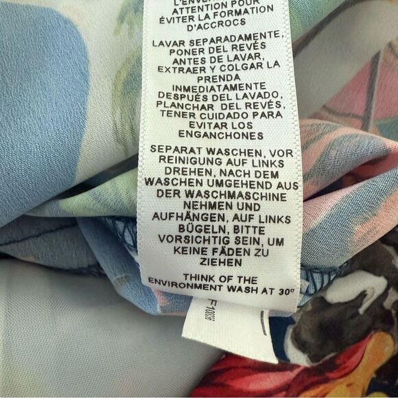 Vibrant Multicolor Wide Leg Jumpsuit - ASOS Tropical Print (UK 16, EU 46, US 14) - Picture 11 of 15